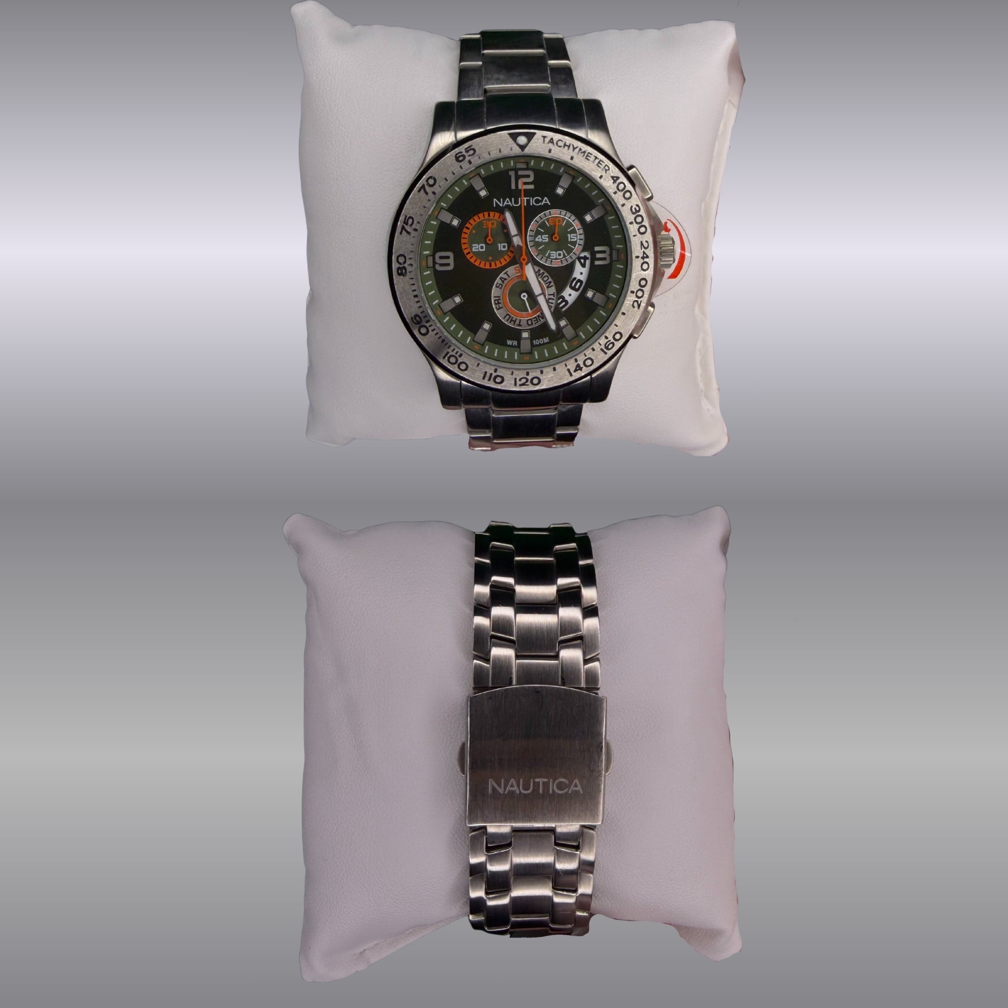 Nautica Aviator Chronograph Green Dial