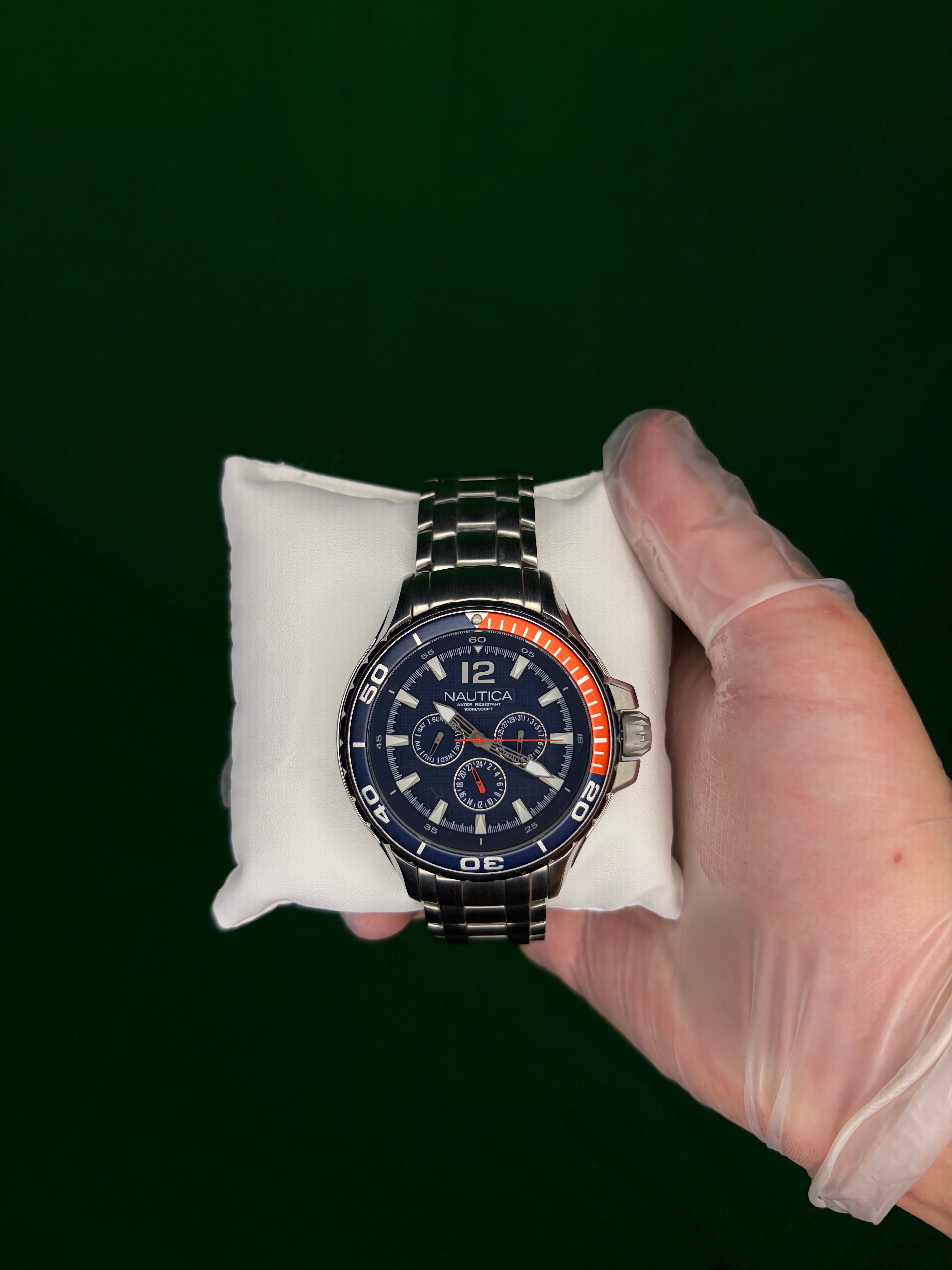 Nautica Pepsi Bezel Sport Diver Chronograph