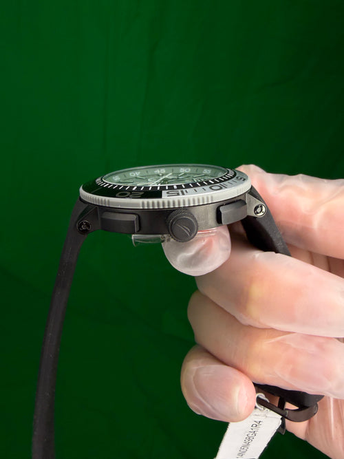 Nautica Black Sports Band Chronograph