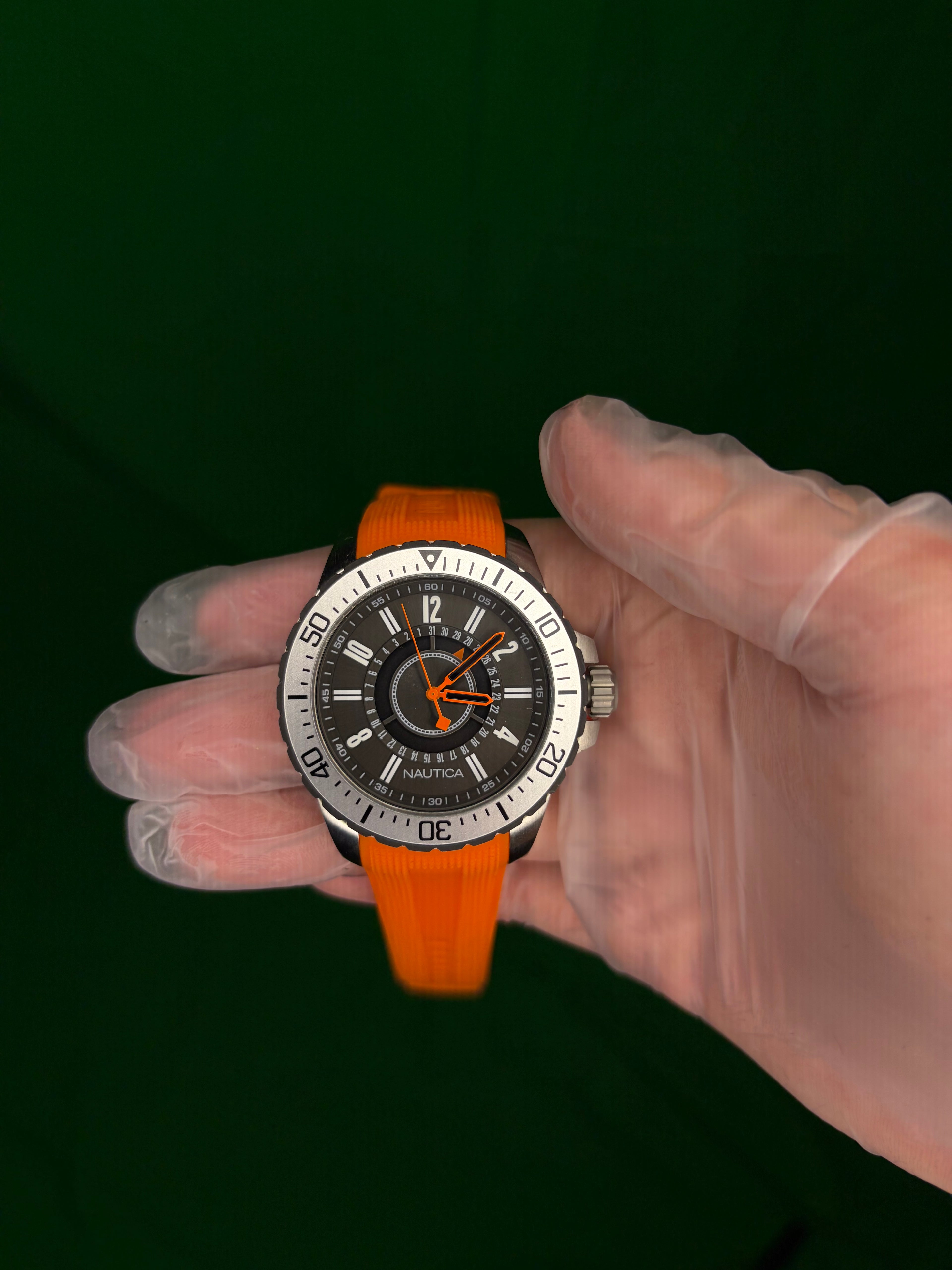 Nautica Orange Sports Band